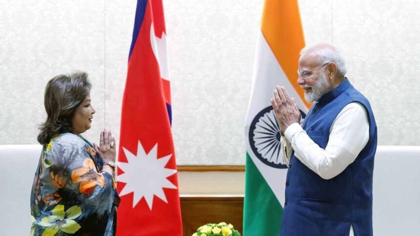 Nepal Foreign Minister Met PM Modi