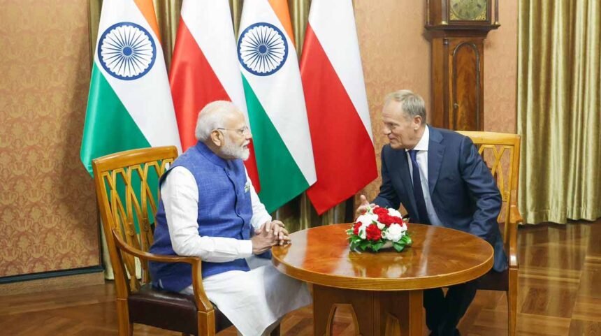 Prime Minister Modi and the Prime Minister of Poland