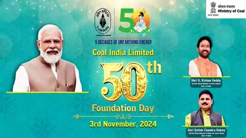 Coal India 50th Anniversary