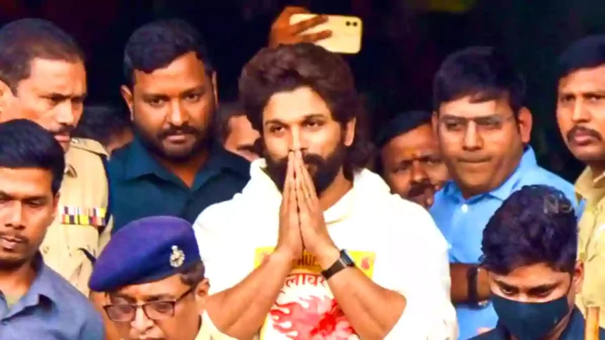 Allu Arjun released from jail